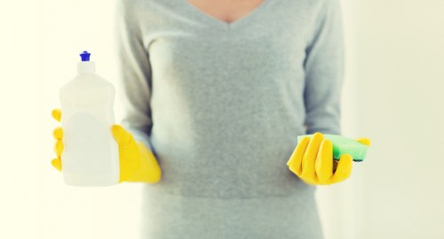 Professional house clearance team working in a South Kensington period property