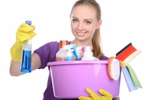Staff training in safe cleaning procedures